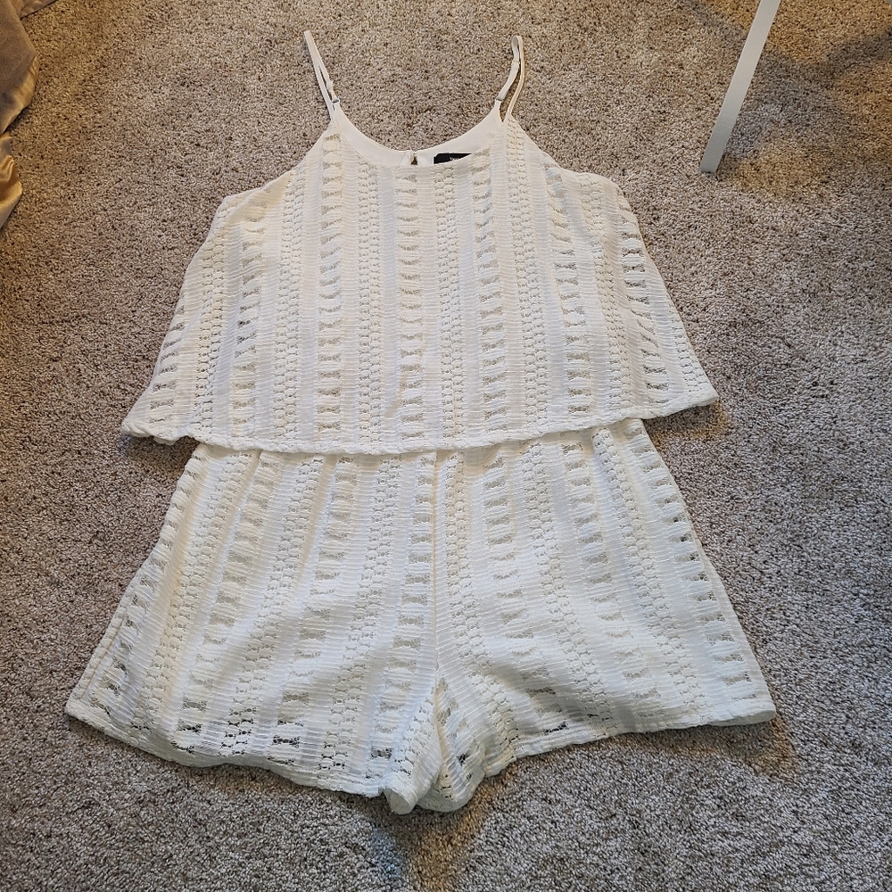 Mossimo lace/eyelet romper